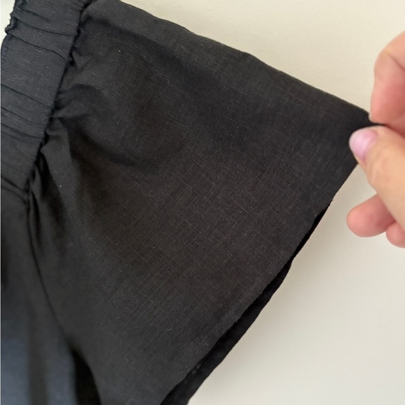 Nicole Miller Original Casual Linen Black Dress with Pockets Size L BNWT - Picture 6 of 8